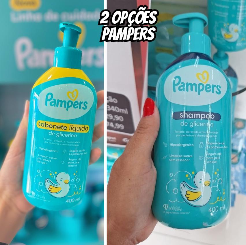 Seleção PAMPERS Banho do bebê com Desconto na Amazon