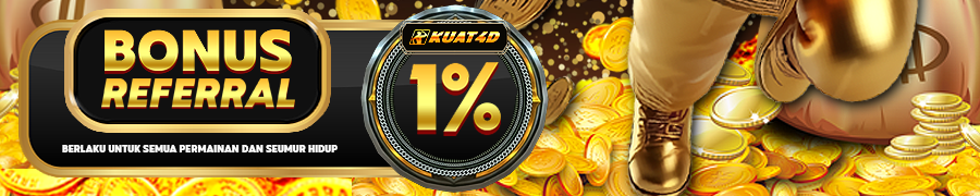 KUAT4D Bonus Referral Up To 1%