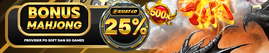 Kuat4D BONUS MAHJONG 25%