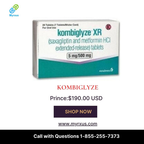 Get Kombiglyze XR 5mg/1000mg Tablet Online from My Rxus – Secure & Easy.jpg