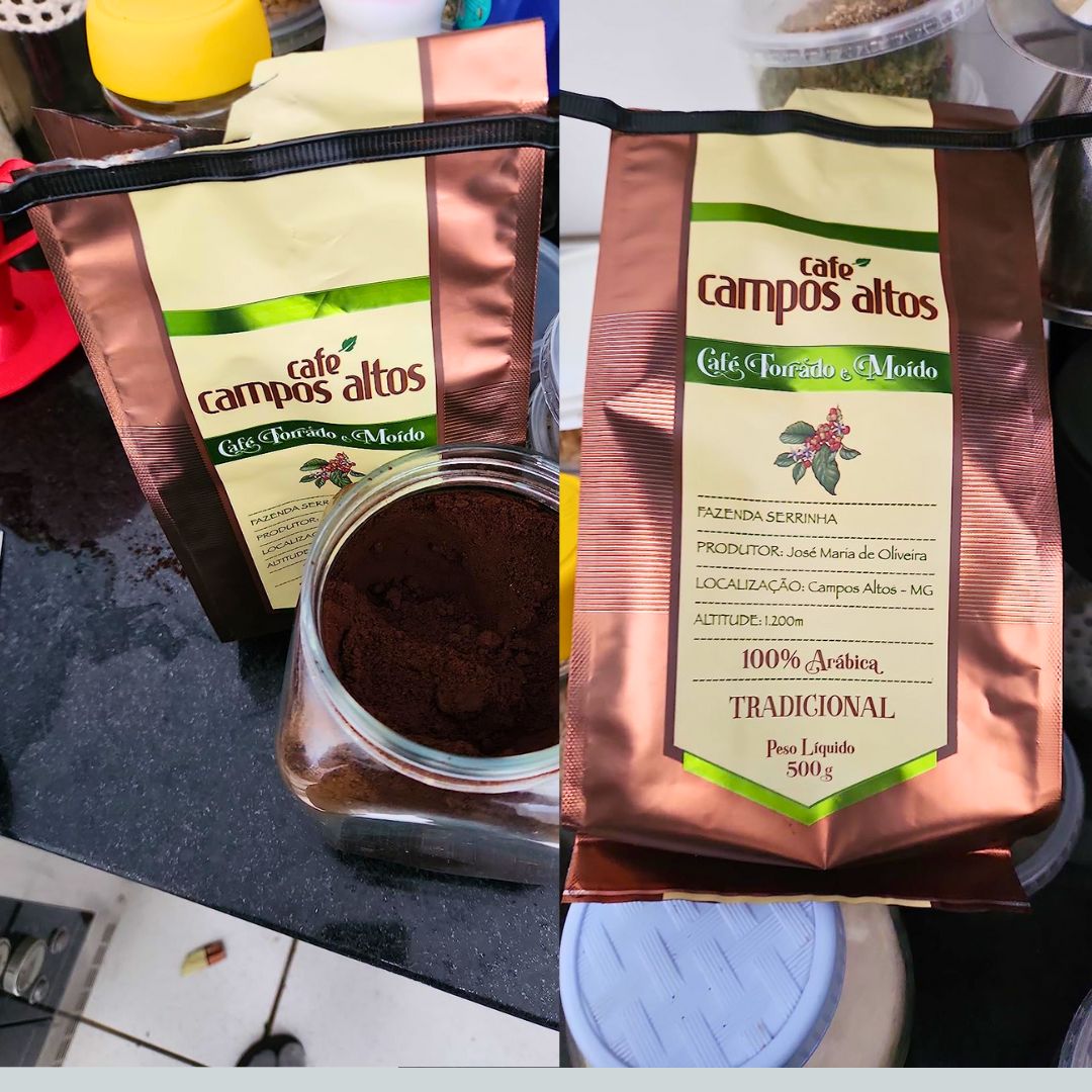 Café Campos Altos, Café Tradicional Torrado e Moído, 500g