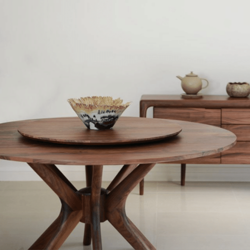 Ascot Round Wooden Dining Tables | Oak Furniture Collection.png