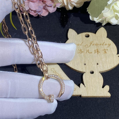 cartier juste un clou chain necklace rose gold ref n7413500 coral 2.jpg