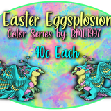 Easter eggsplosion taco