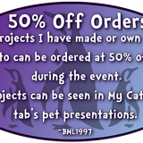 half off orders sale