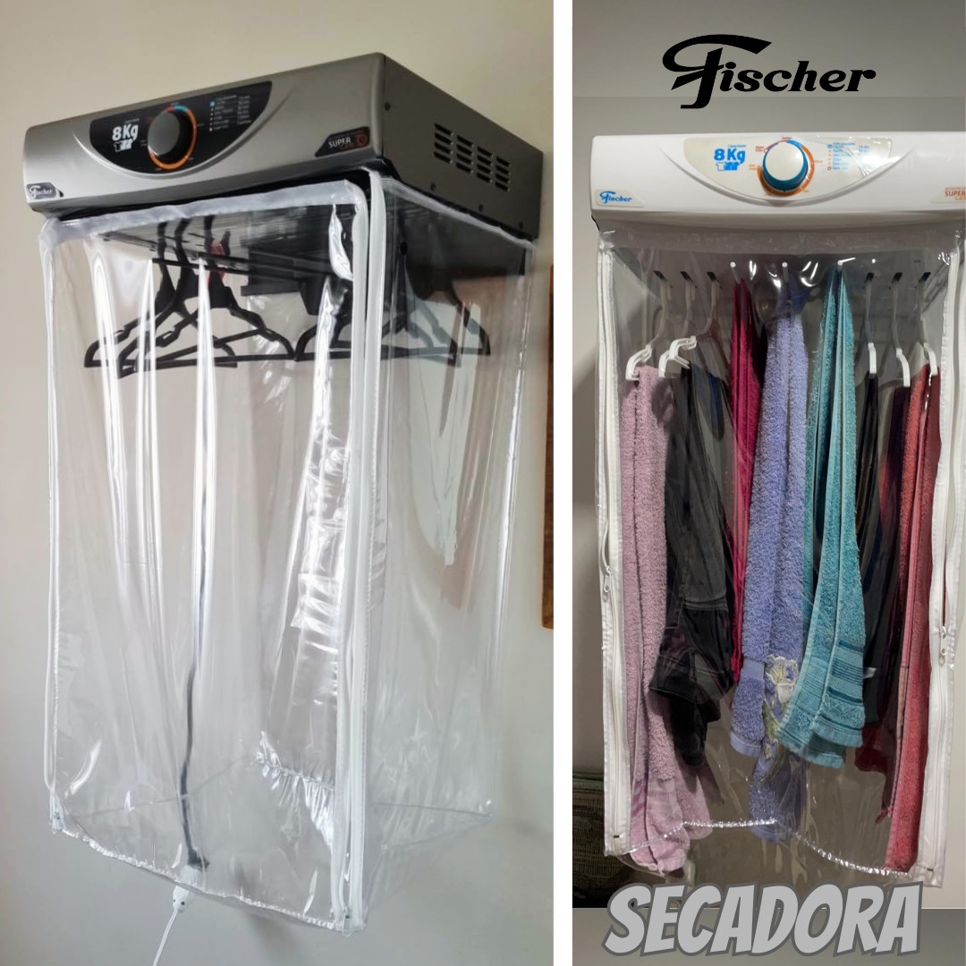 FISCHER SECADORA DE ROUPAS SUPER CICLO 8KG SILVER 220V 28200-63978