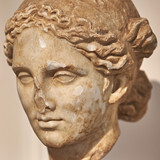 Marble head of Apollo Sauroktonos, 2nd cent. A.D. (BM 2 8 2020)