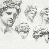 1 studies for apollo and the muses john singer sargent