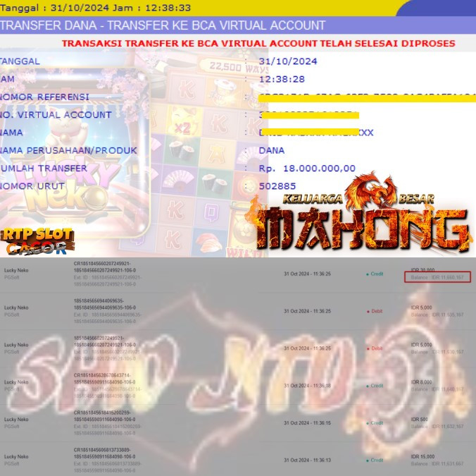 SELAMAT KEPADA ID XXXX JACKPOT PERMAINAN Lucky Neko Slot by PG Soft DI WEB SHIOJITU