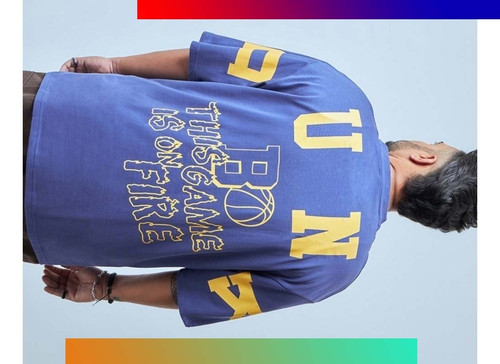 men s blue dunk graphic printed super loose fit plus size t shirt 616980 1719922346 1.jpg