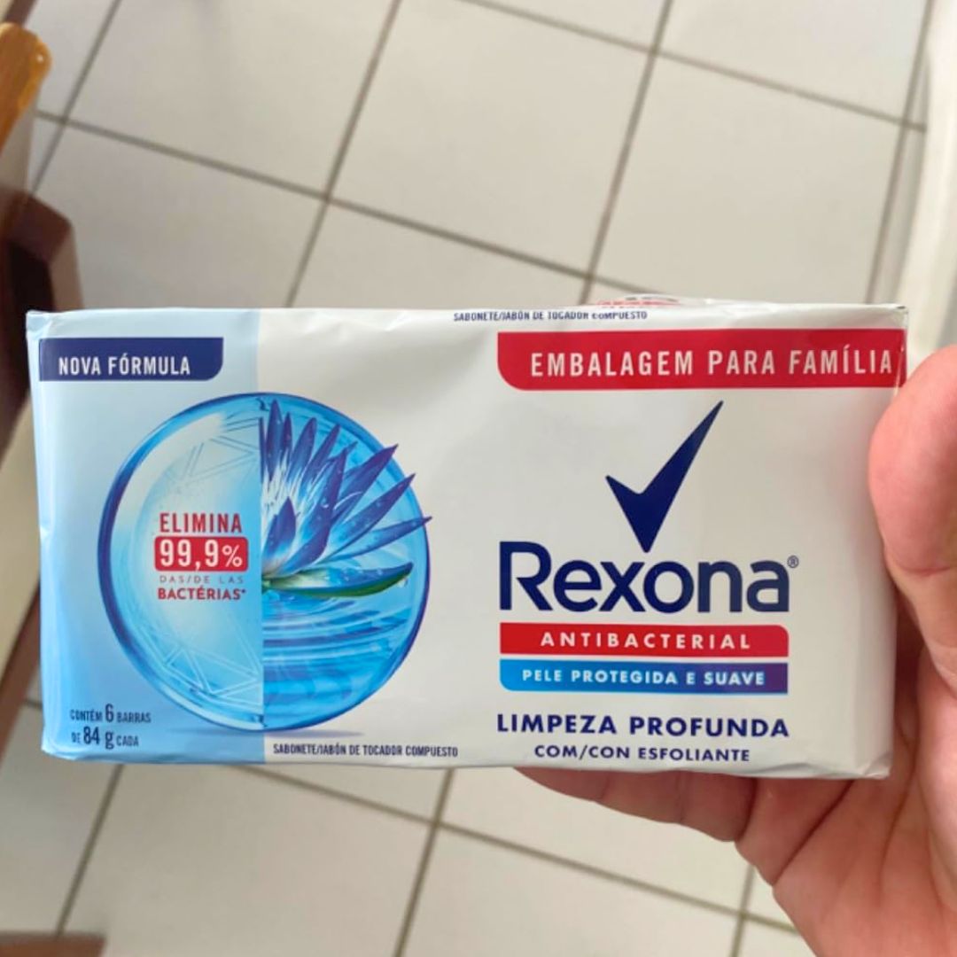 Rexona Sabonete em Barra Limpeza Profunda 84 G, 6 Barras