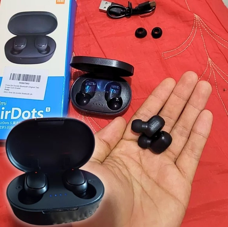 Fone De Ouvido Sem Fio Xiaomi Redmi Airdots 2 Preto