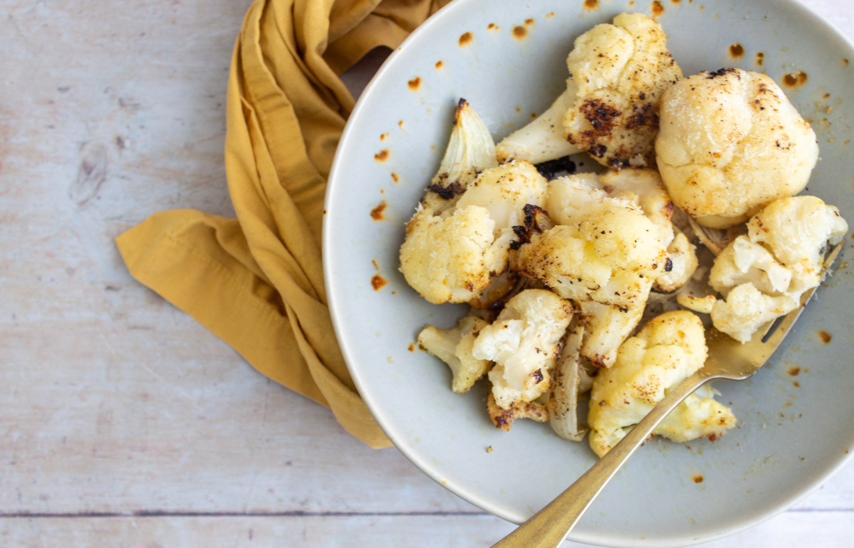 Keto Butter Roasted Frozen Cauliflower