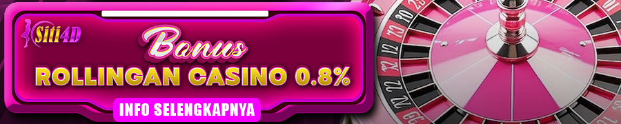 SITI4D Bonus Rollingan Casino 0,8%