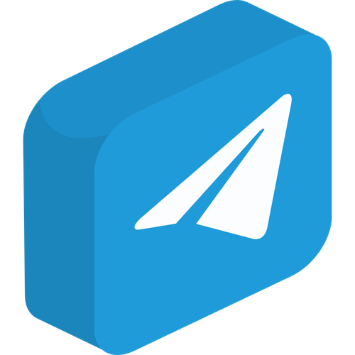 3d telegram blue logo 16291.png
