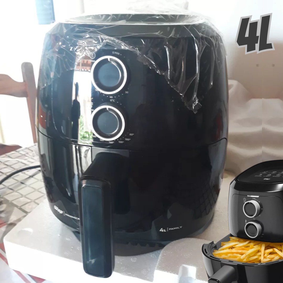 Fritadeira Elétrica Air Fryer Wap Waff2 4l Preta 1500w