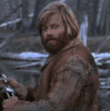 Nodding 01 Robert Redford as wilderness white man w beard aka Approval I Agree You're Right That Yes.gif
