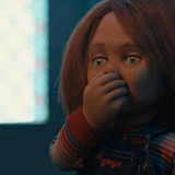 Shocked 02 Chucky doll holding his nose in total shock aka Laughing Horrified Surprised