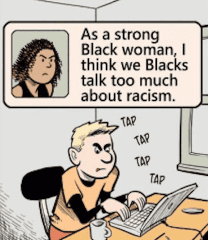 As a strong Black woman I think we Blacks talk too much about racism aka Deceit Lies Propaganda Raci.png