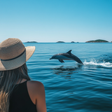 grizlisb A woman in the boat wearing a sun hat and a black dres 0cdd3d4c 5e9a 4913 9bf6 09a00a0b7d64