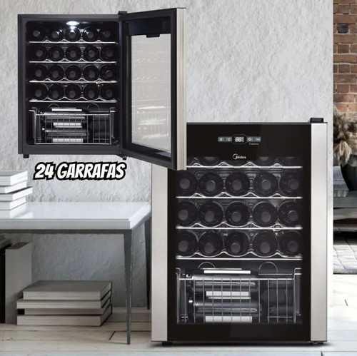 Adega Climatizada Midea 24 Garrafas com Painel Touch WBB241 com Compressor.jpg