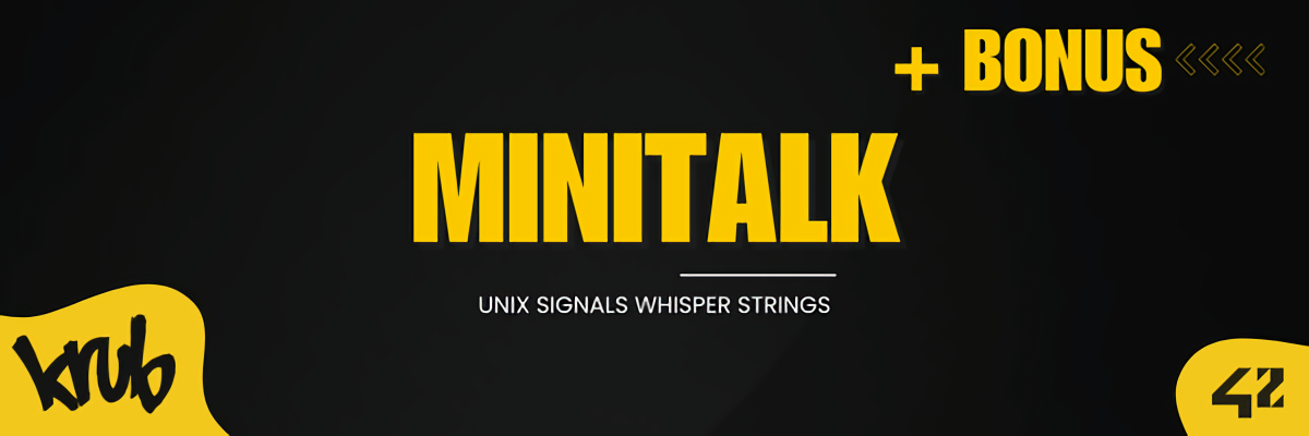 minitalk header krub