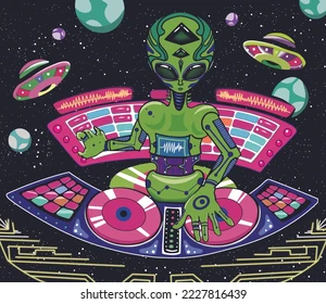 alien dj character outer space 260nw 2227816439.webp
