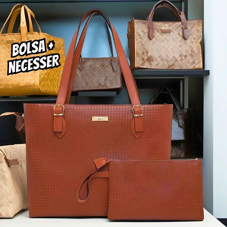 Kit Bolsa Feminina + Necesser Tendência Willibags