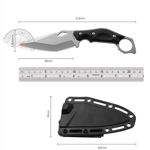cutit briceag camping vanatoare bushcraft supravietuire pristyle otel calit pliabil rezistent HRC