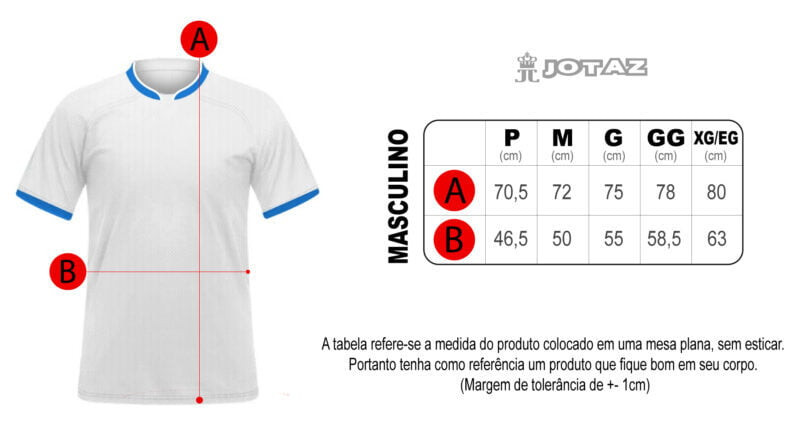 Tabela de medidas