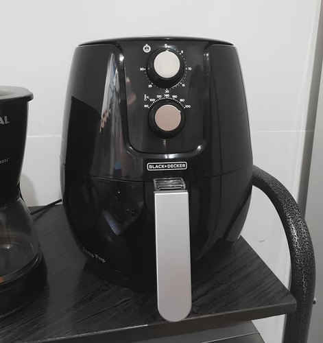 Black Decker Fritadeira, Air Fryer, com Cesto Antiaderente e Timer, Ajuste de Temperatura, 5L, 127V.jpg
