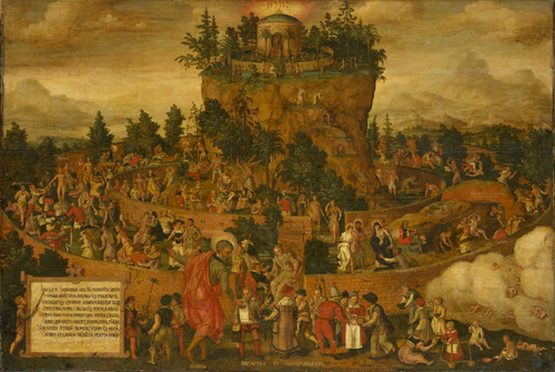 Unknown Tabula Cebetis, 1573, 119,5 cm x 177 cm, Дерево, масло