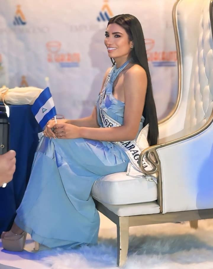 ✨Rumbo a Miss Universe | Así luce Geyssell García , Miss Universe Nicaragua 2024, en su cóctel de despedida.  2q7kFs4