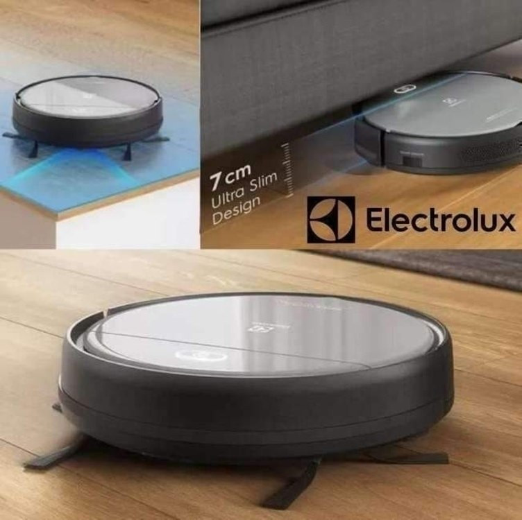 Robô Aspirador de Pó Electrolux Home-E Speed Experience, Passa Pano, Sensor Anti-Queda, Bivolt, Preto – ERB10