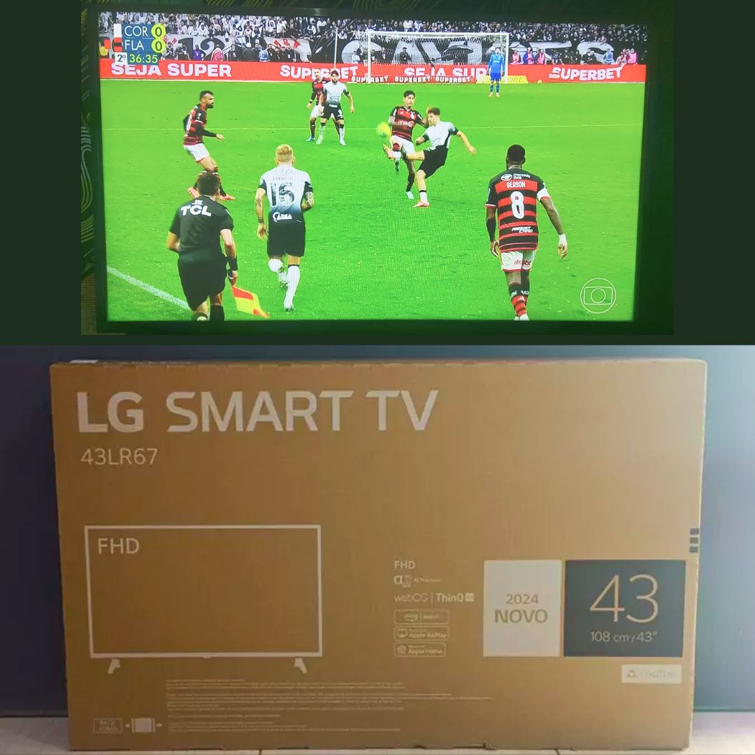 Smart Tv LG 43 Full Hd Hdr10 Thinq Ai Webos Wifi5 Bluetooth LG Thinq Alexa 60hz 43lr671c0sa.awz