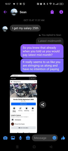 South African Sean Coetzee Accused of Doing a Runner on Numerous Bills