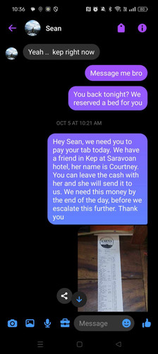 South African Sean Coetzee Accused of Doing a Runner on Numerous Bills