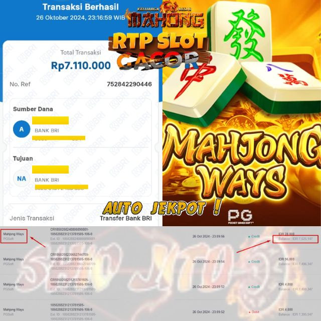 SELAMAT KEPADA ID XXXX JACKPOT PERMAINAN Mahjong Ways Slot - PG Soft DI WEB SHIOJITU