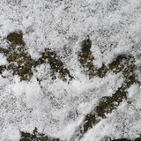 Enya logo drawn in the snow