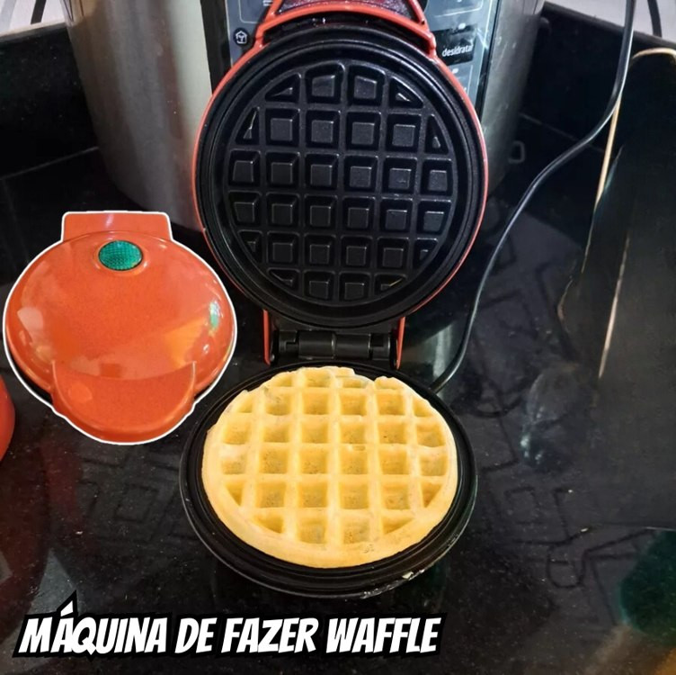 Máquina De Fazer Waffle Mini Grill Panqueca Elétrica 110v