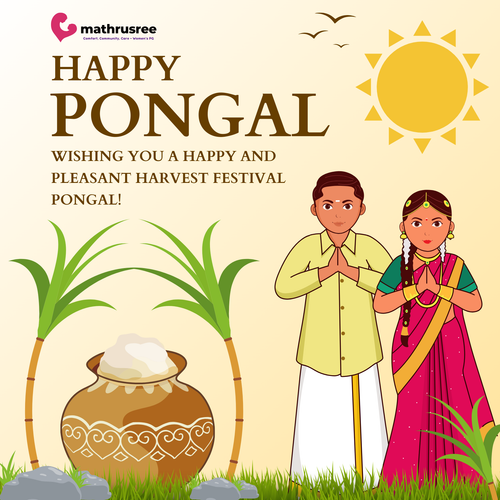 Mathru Shree PG for Ladies wishes you a Happy Pongal 🌾☀️. 