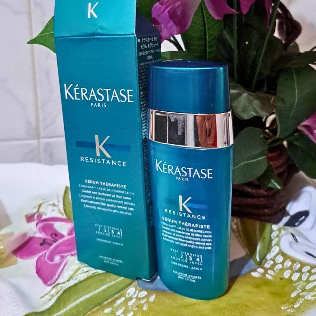 Kérastase Sérum Resistance Sérum Therapiste, Cabelos danificados ou quebradiços, Reconstrução, Fibra-Kap®, Sève de Réssurrection, 30ml