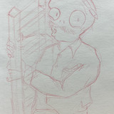 ladder z bout to kiss his lad' sketch