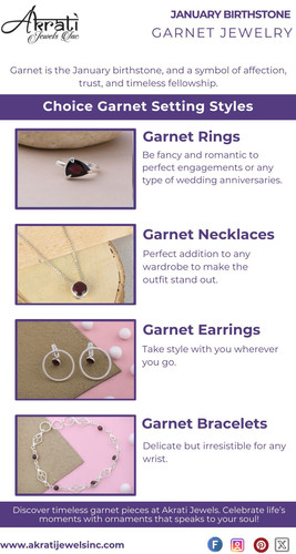 Garnet is the January birthstone, and a symbol of affection, trust, and timeless fellowship Akrati J.jpg