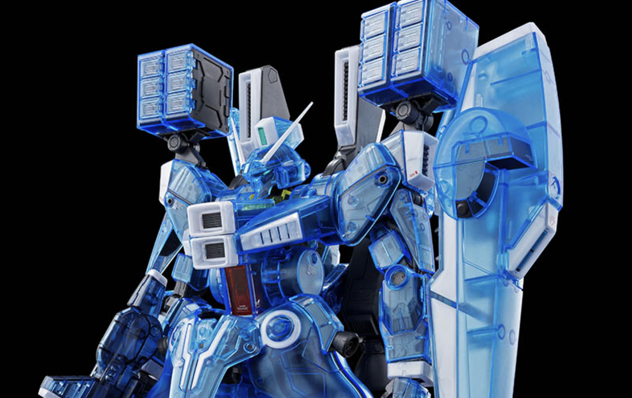 Gundam Base Limited: ORX-013 Gundam Mk-V (Clear Colour) (MG) by Bandai