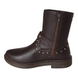 bota coturno com fivela cafe world 1