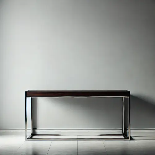 DALL·E 2025 01 24 18.58.04 A classy, minimalist console table in a modern interior setting. The tabl.webp