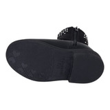 bota infantil lacinho preta world color 5