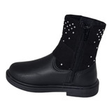 bota infantil lacinho preta world color 4