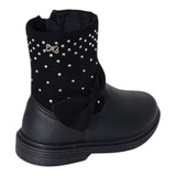 bota infantil lacinho preta world color 1